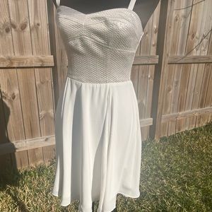 Express White Short Dress